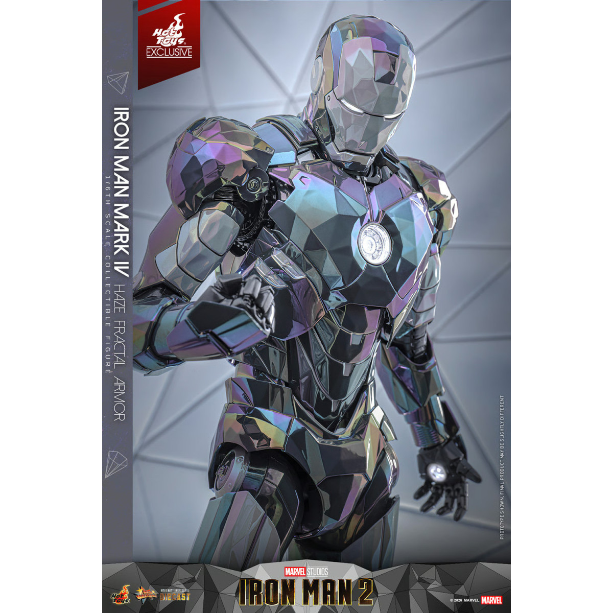 Hot Toys Iron Man 2 - Iron Man Mark IV (Haze Fractal Armor) Die Cast Hot Toys Exclusive MMS 1/6