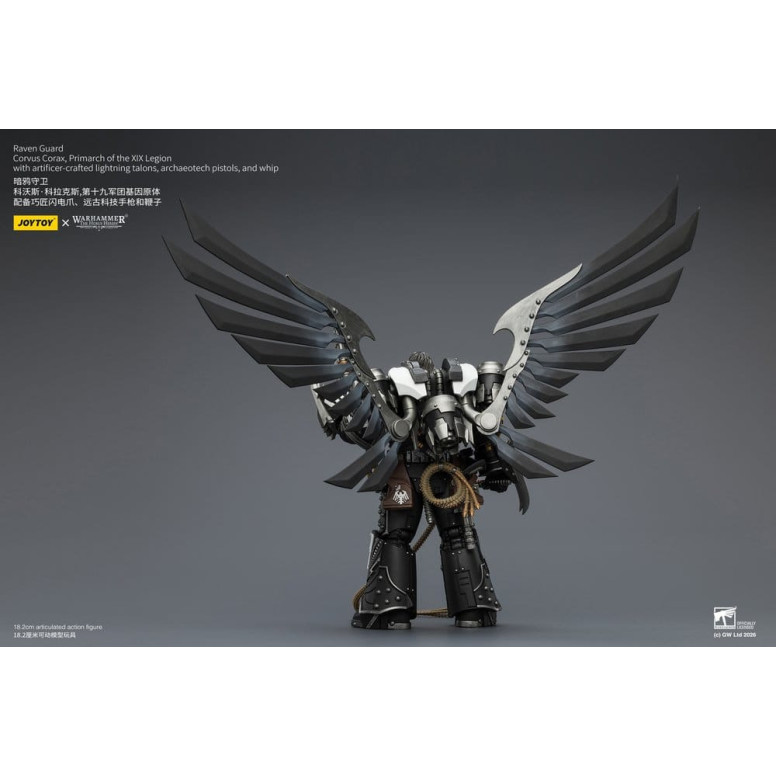 JoyToy Space Marines - Guardia del Cuervo - Corvus Corax, Primarca de la XIX Legión 1/18 - Warhammer 40k