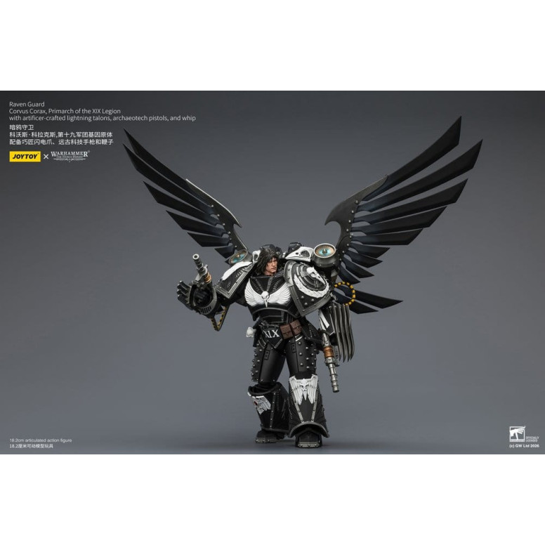 JoyToy Space Marines - Guardia del Cuervo - Corvus Corax, Primarca de la XIX Legión 1/18 - Warhammer 40k