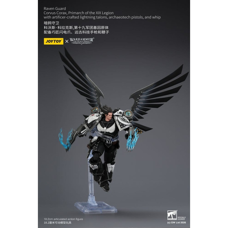 JoyToy Space Marines - Guardia del Cuervo - Corvus Corax, Primarca de la XIX Legión 1/18 - Warhammer 40k