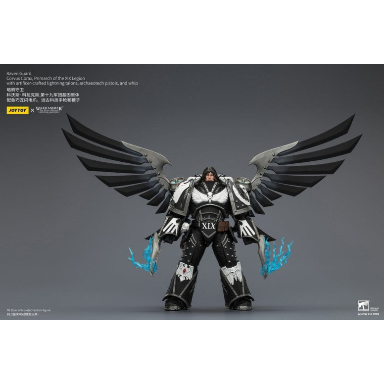 JoyToy Space Marines - Guardia del Cuervo - Corvus Corax, Primarca de la XIX Legión 1/18 - Warhammer 40k