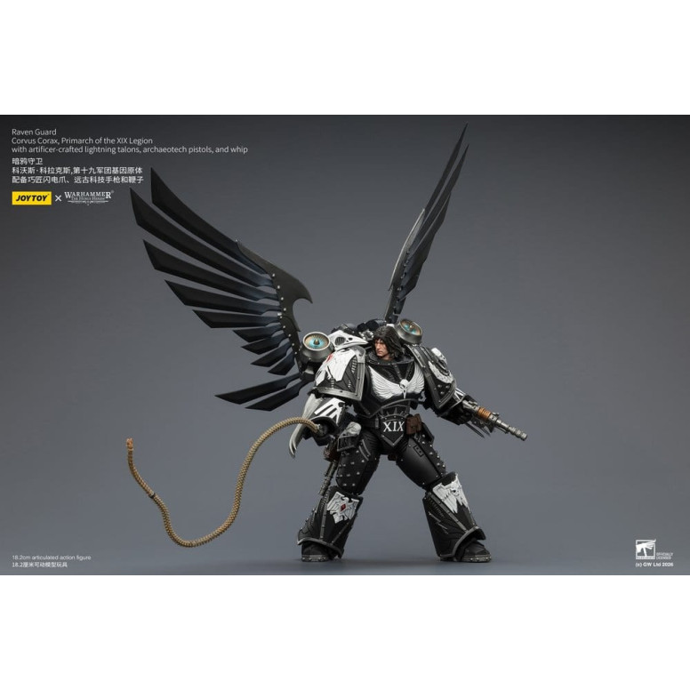 JoyToy Space Marines - Guardia del Cuervo - Corvus Corax, Primarca de la XIX Legión 1/18 - Warhammer 40k