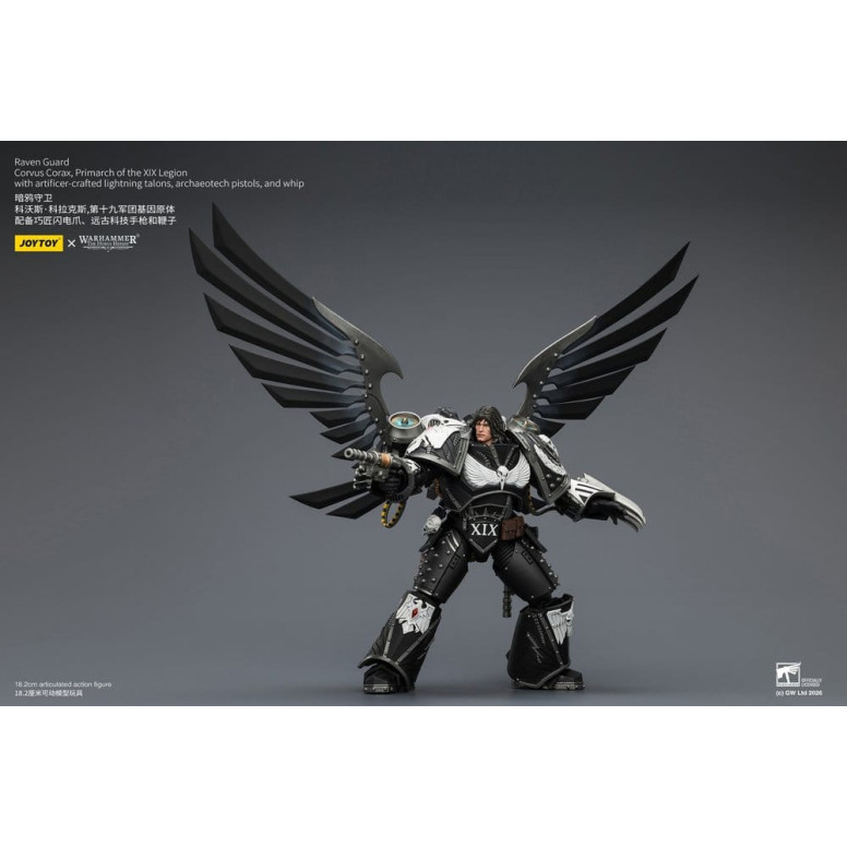 JoyToy Space Marines - Guardia del Cuervo - Corvus Corax, Primarca de la XIX Legión 1/18 - Warhammer 40k