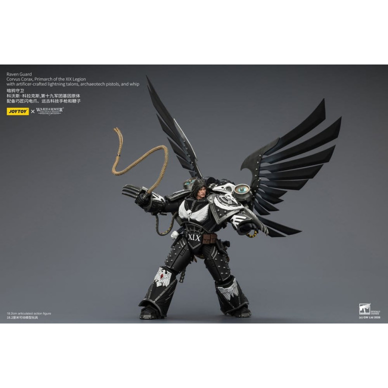 JoyToy Space Marines - Guardia del Cuervo - Corvus Corax, Primarca de la XIX Legión 1/18 - Warhammer 40k