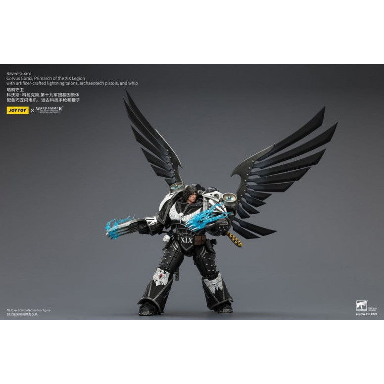JoyToy Space Marines - Guardia del Cuervo - Corvus Corax, Primarca de la XIX Legión 1/18 - Warhammer 40k
