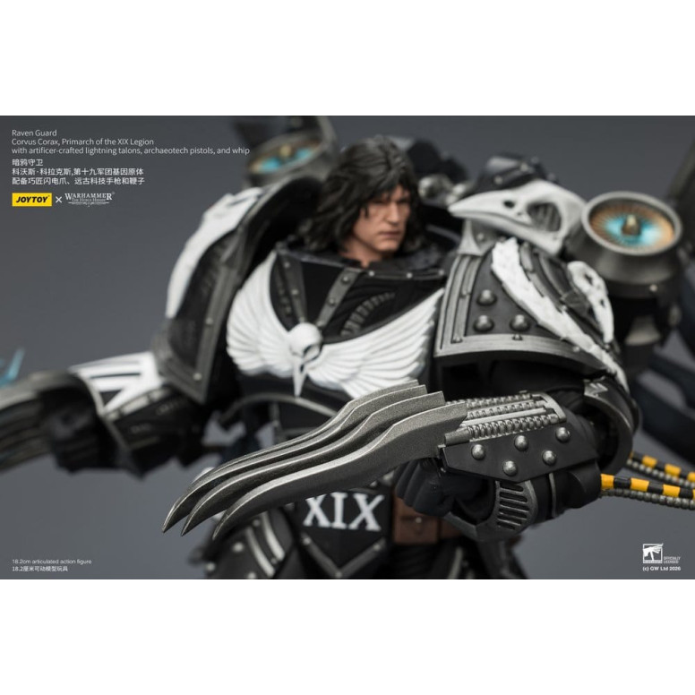 JoyToy Space Marines - Guardia del Cuervo - Corvus Corax, Primarca de la XIX Legión 1/18 - Warhammer 40k