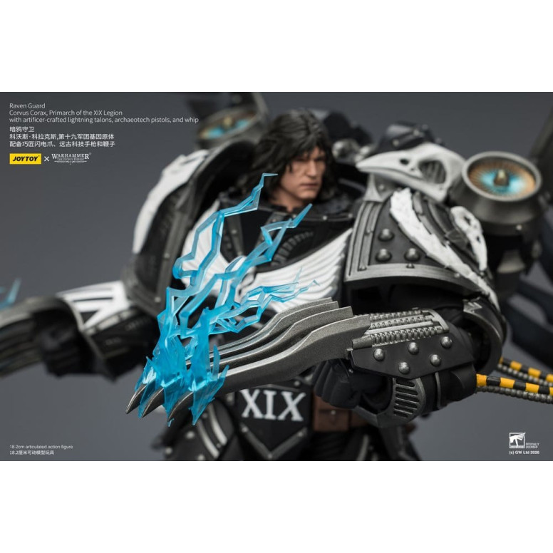 JoyToy Space Marines - Guardia del Cuervo - Corvus Corax, Primarca de la XIX Legión 1/18 - Warhammer 40k