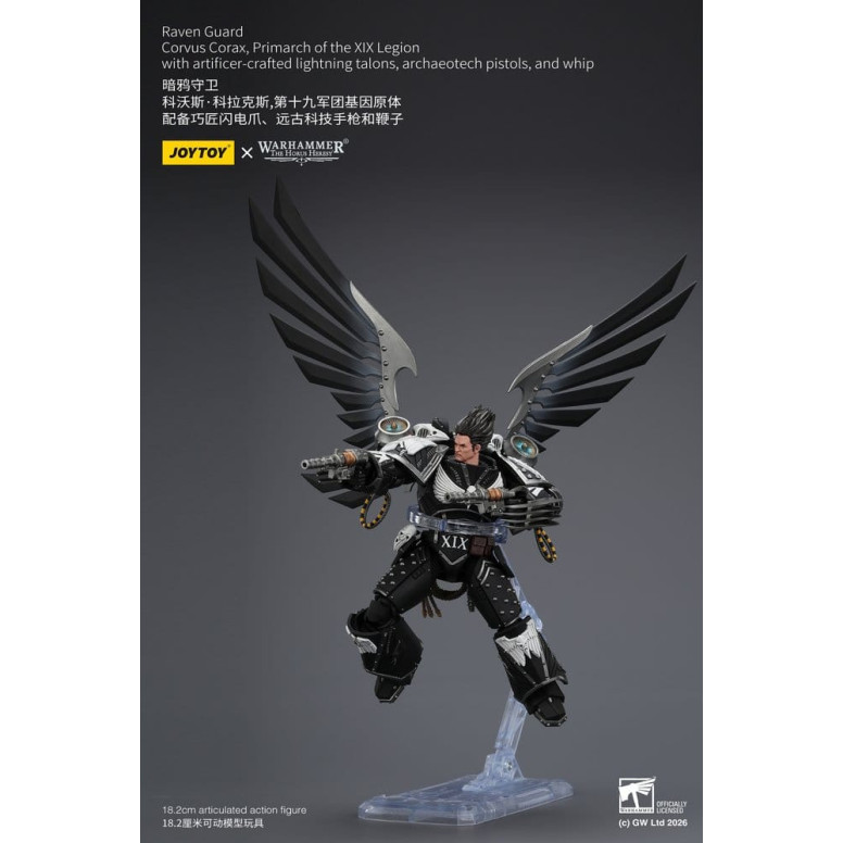 JoyToy Space Marines - Guardia del Cuervo - Corvus Corax, Primarca de la XIX Legión 1/18 - Warhammer 40k