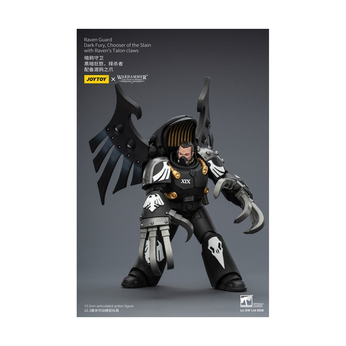 JoyToy Space Marines - Guardia del Cuervo - Dark Fury, Chooser of the Slain 1/18 - Warhammer 40k