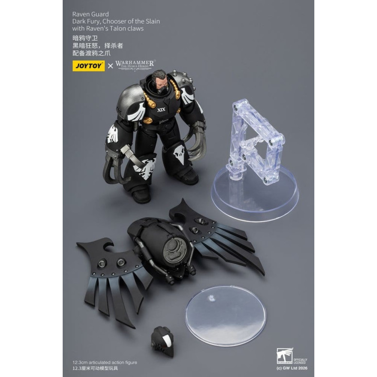 JoyToy Space Marines - Guardia del Cuervo - Dark Fury, Chooser of the Slain 1/18 - Warhammer 40k