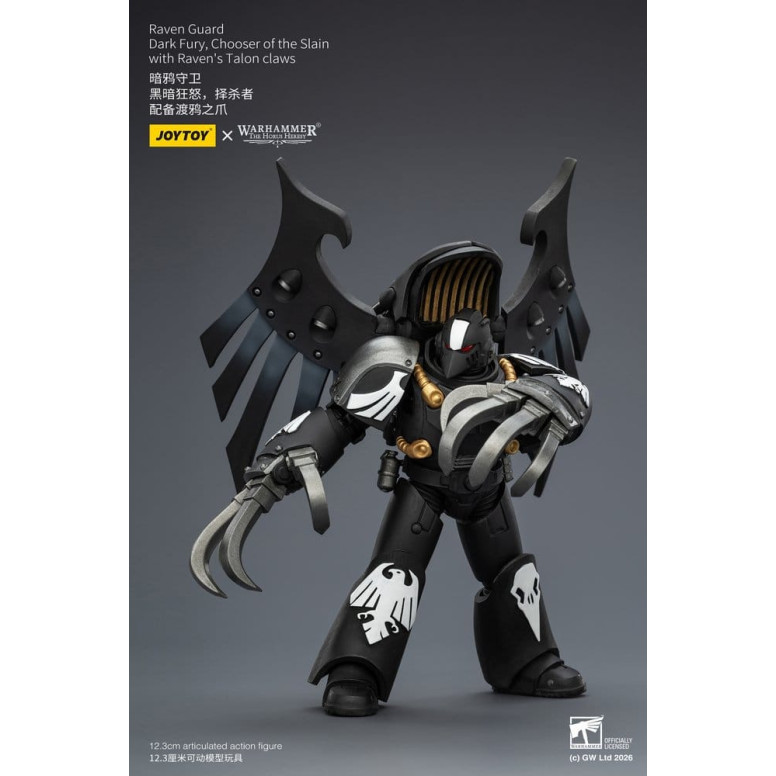 JoyToy Space Marines - Guardia del Cuervo - Dark Fury, Chooser of the Slain 1/18 - Warhammer 40k
