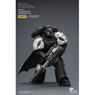 JoyToy Space Marines - Guardia Cuervo - Mor Deythan Shade con rifle de cerrojo Nemesis 1/18 - Warhammer 40k