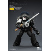 Joytoy - Warhammer - Sargento Táctico MKVI de la Guardia del Cuervo con Espada de Poder, Bolter y Pistola de Plasma