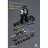 Joytoy - Warhammer - Sargento Táctico MKVI de la Guardia del Cuervo con Espada de Poder, Bolter y Pistola de Plasma