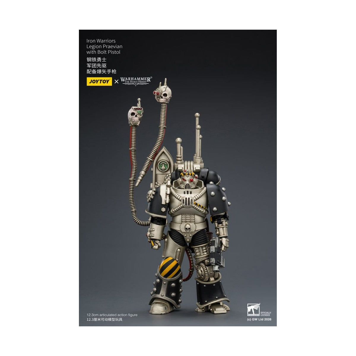 Joytoy - Warhammer - Iron Warriors Legion Praevian with Bolt Pistol - La Herejía de Horus