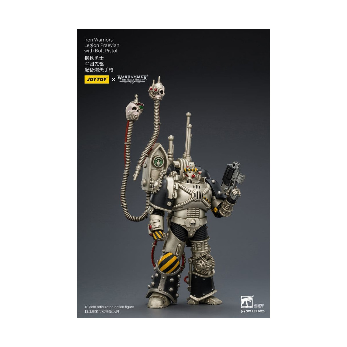 Joytoy - Warhammer - Iron Warriors Legion Praevian with Bolt Pistol - La Herejía de Horus
