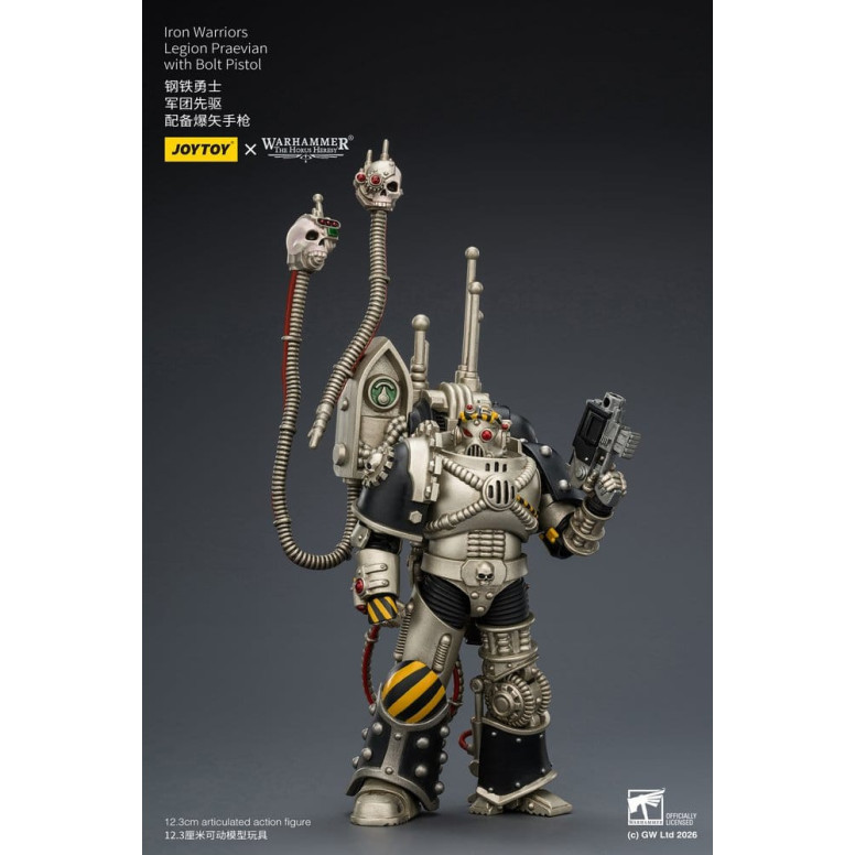 Joytoy - Warhammer - Iron Warriors Legion Praevian with Bolt Pistol - La Herejía de Horus
