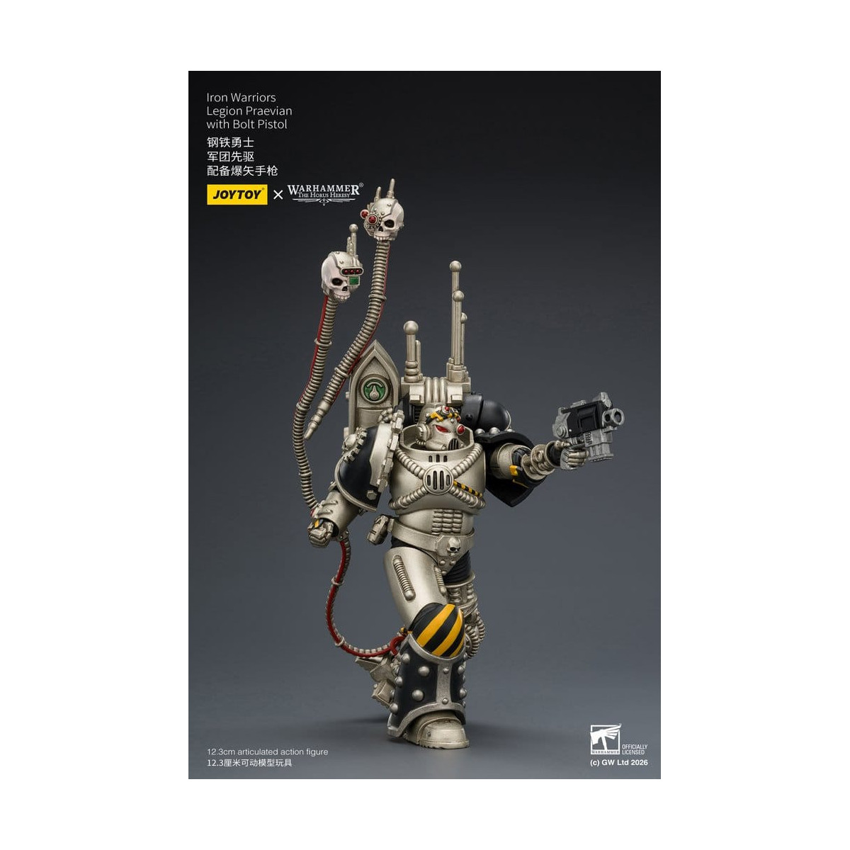 Joytoy - Warhammer - Iron Warriors Legion Praevian with Bolt Pistol - La Herejía de Horus
