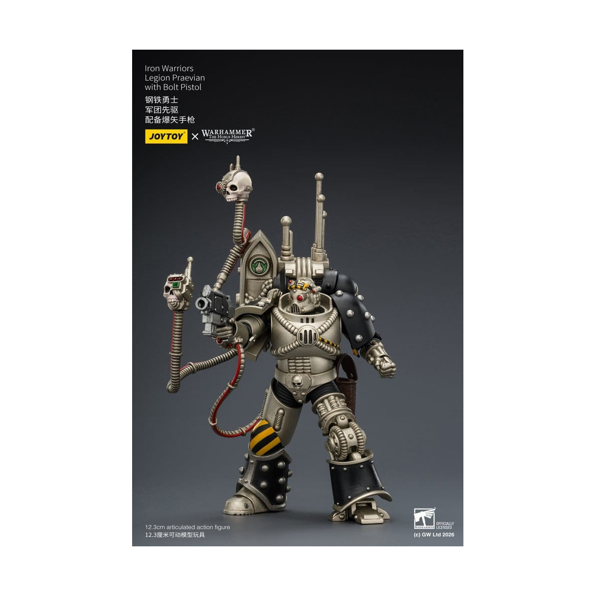 Joytoy - Warhammer - Iron Warriors Legion Praevian with Bolt Pistol - La Herejía de Horus
