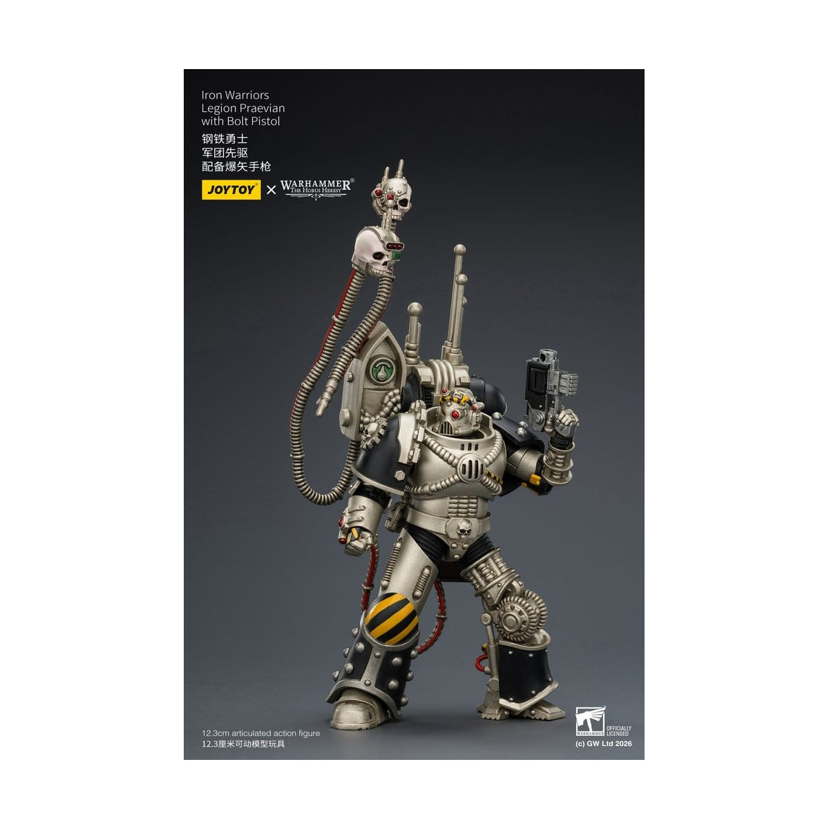 Joytoy - Warhammer - Iron Warriors Legion Praevian with Bolt Pistol - La Herejía de Horus