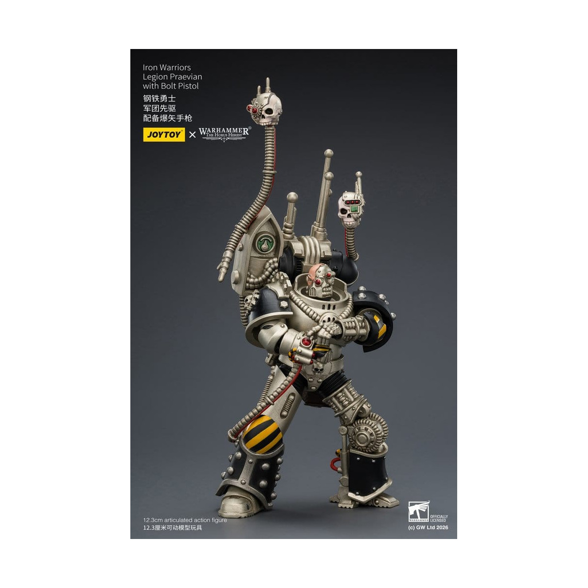 Joytoy - Warhammer - Iron Warriors Legion Praevian with Bolt Pistol - La Herejía de Horus