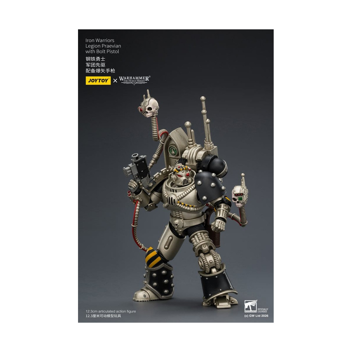 Joytoy - Warhammer - Iron Warriors Legion Praevian with Bolt Pistol - La Herejía de Horus