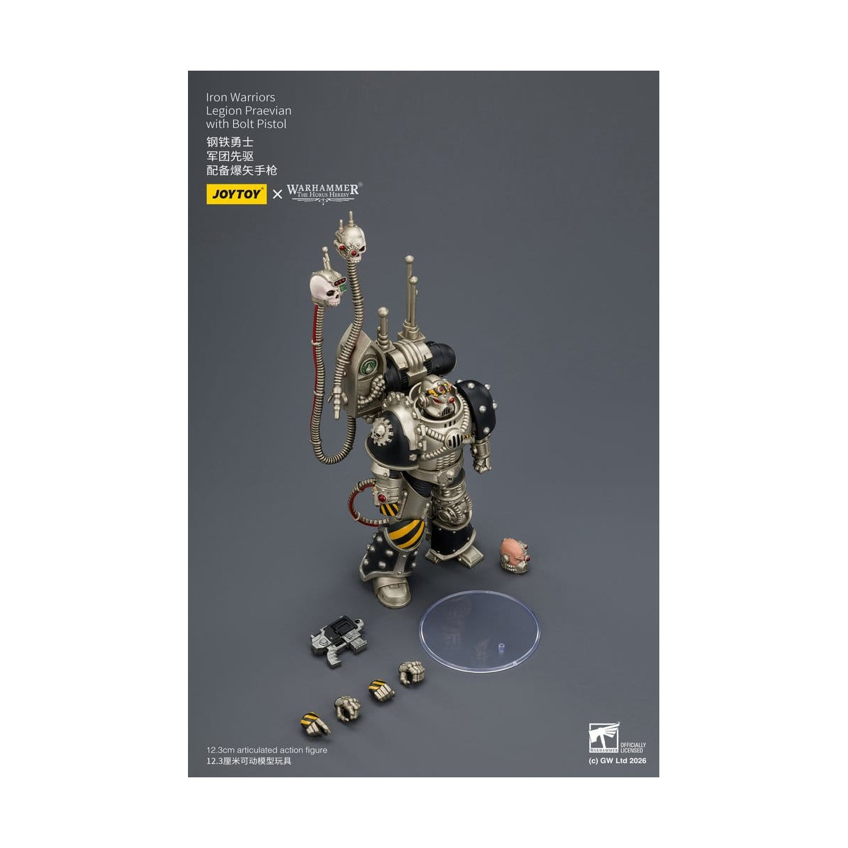 Joytoy - Warhammer - Iron Warriors Legion Praevian with Bolt Pistol - La Herejía de Horus