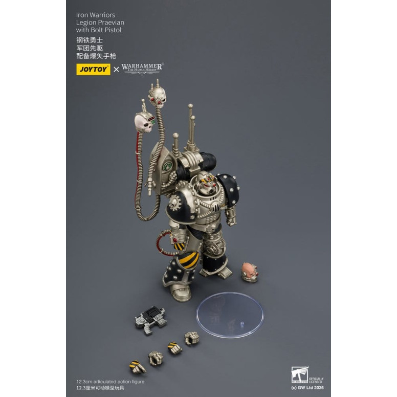 Joytoy - Warhammer - Iron Warriors Legion Praevian with Bolt Pistol - La Herejía de Horus