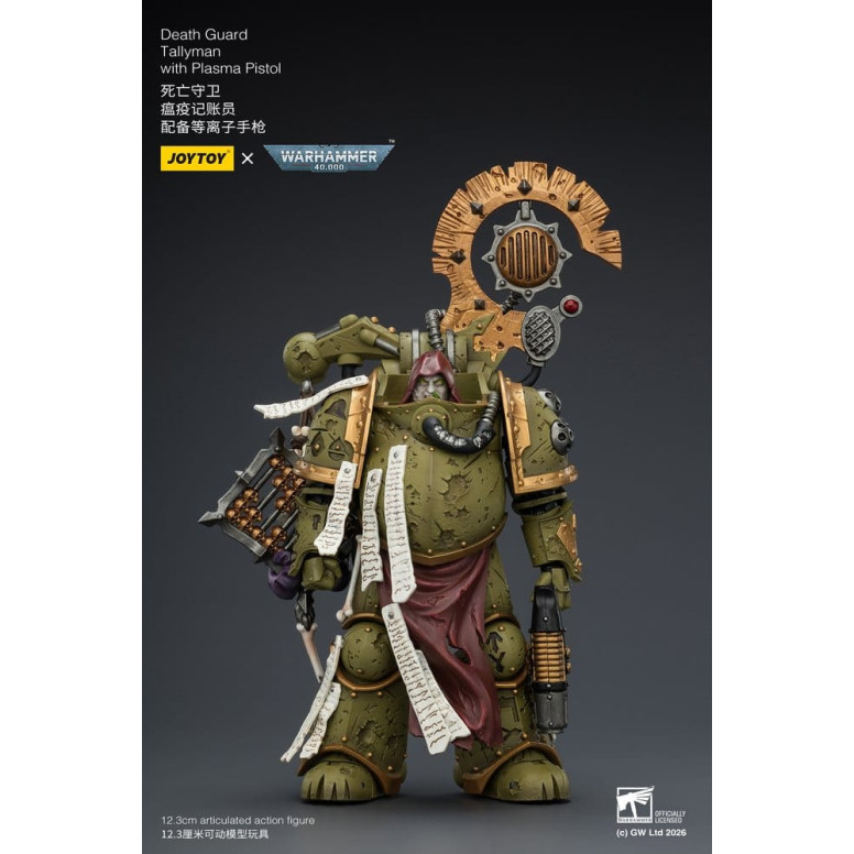 Joytoy - Guardia de la Muerte - Tallyman con Pistola de Plasma 1/18 - Warhammer 40k