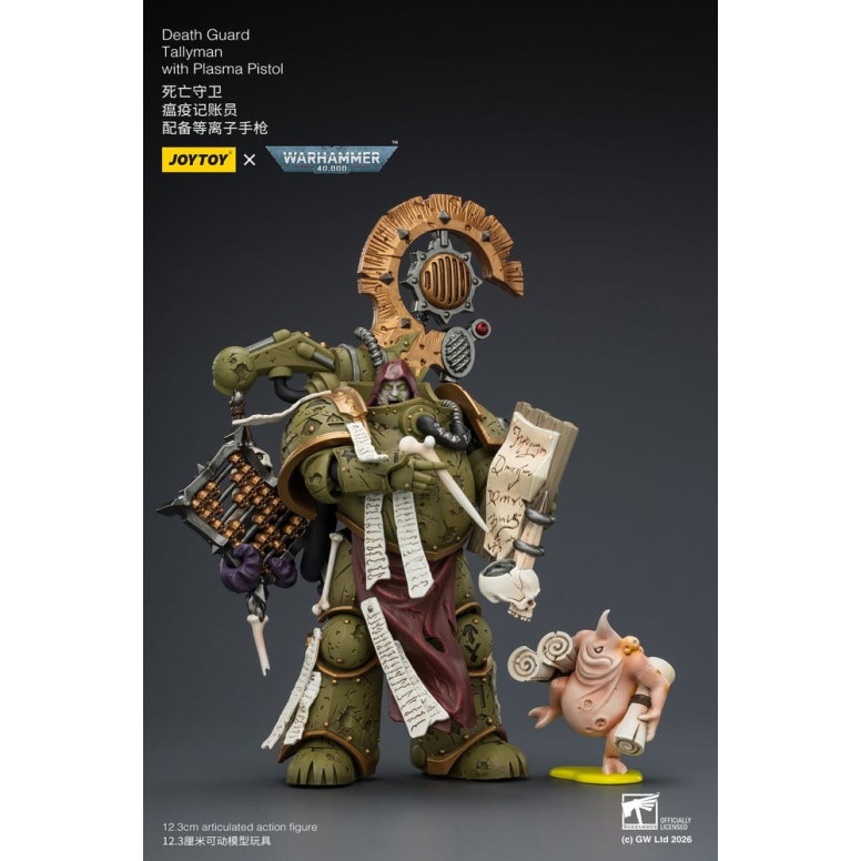 Joytoy - Guardia de la Muerte - Tallyman con Pistola de Plasma 1/18 - Warhammer 40k