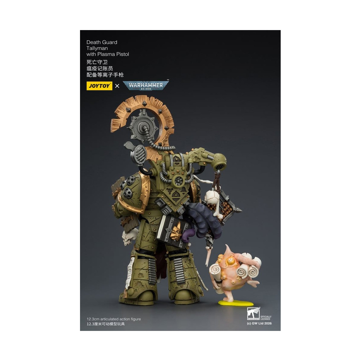 Joytoy - Guardia de la Muerte - Tallyman con Pistola de Plasma 1/18 - Warhammer 40k