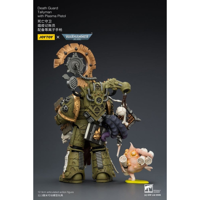 Joytoy - Guardia de la Muerte - Tallyman con Pistola de Plasma 1/18 - Warhammer 40k