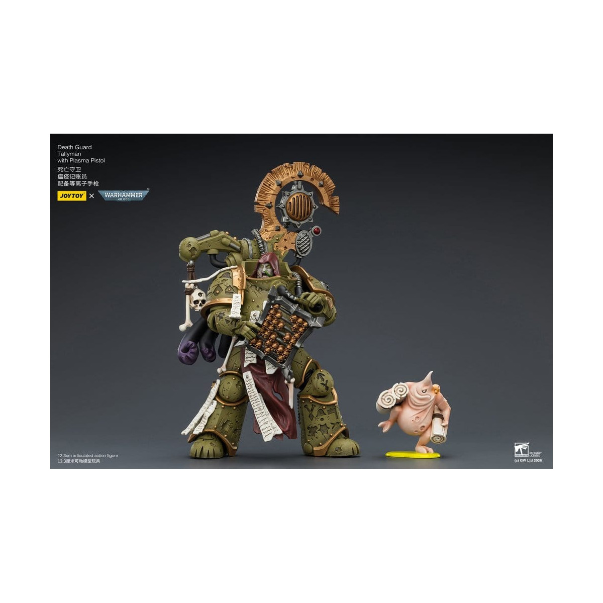 Joytoy - Guardia de la Muerte - Tallyman con Pistola de Plasma 1/18 - Warhammer 40k
