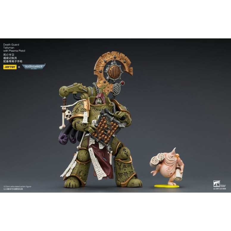 Joytoy - Guardia de la Muerte - Tallyman con Pistola de Plasma 1/18 - Warhammer 40k