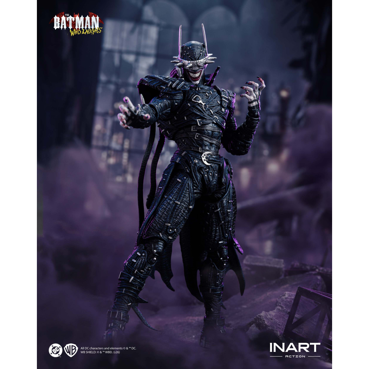 INART - El Batman que ríe - Noches oscuras: Figura de metal a escala 1/12