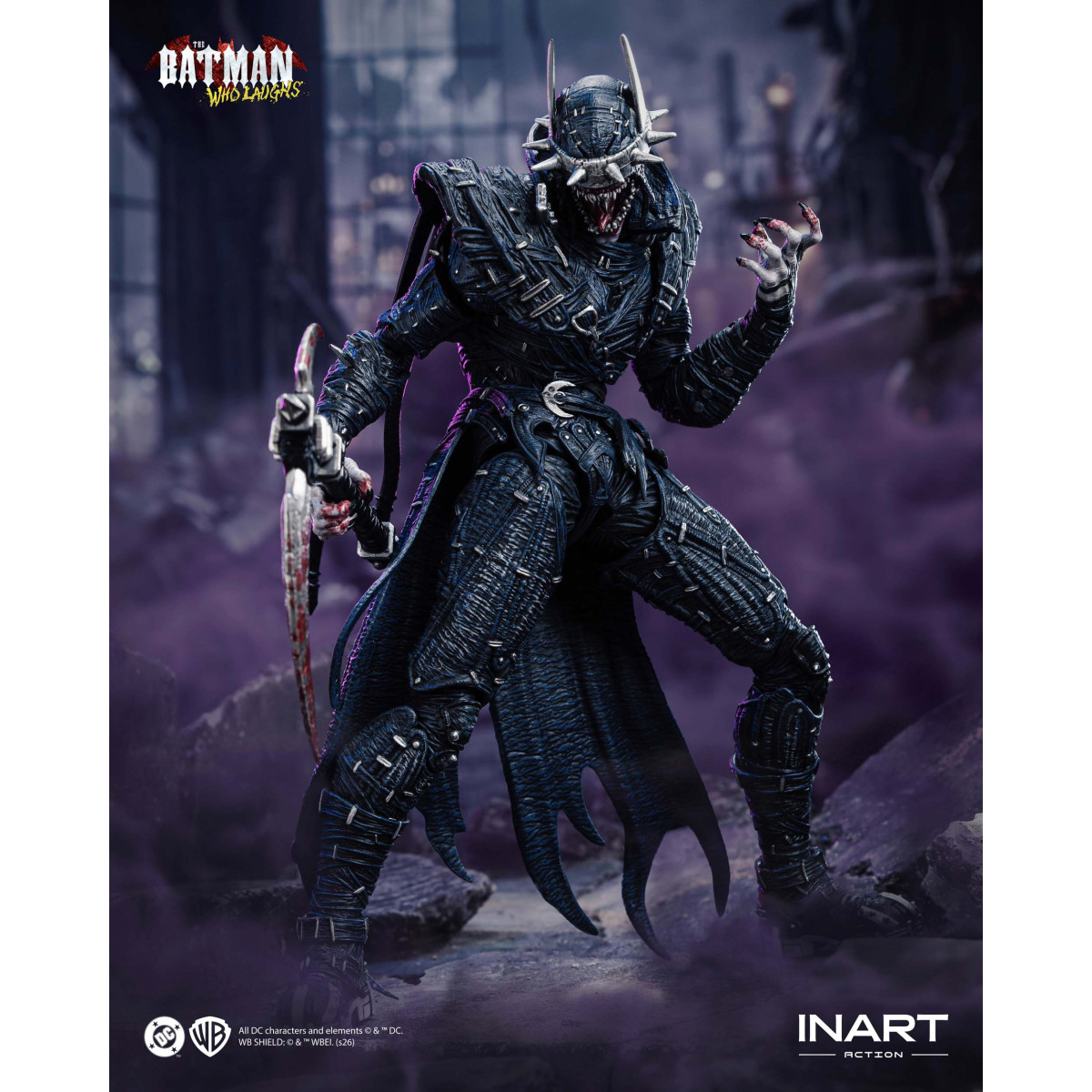 INART - El Batman que ríe - Noches oscuras: Figura de metal a escala 1/12