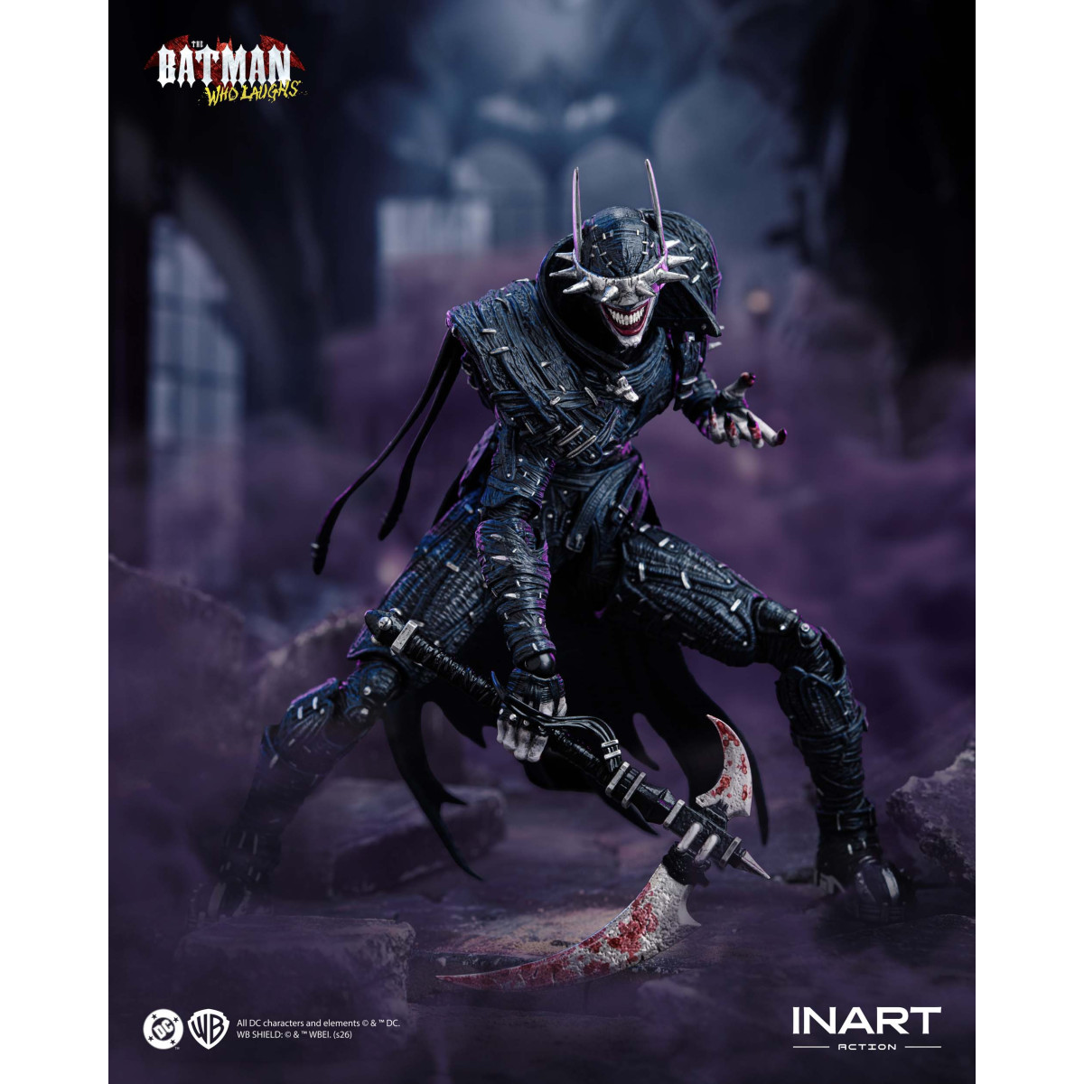 INART - El Batman que ríe - Noches oscuras: Figura de metal a escala 1/12
