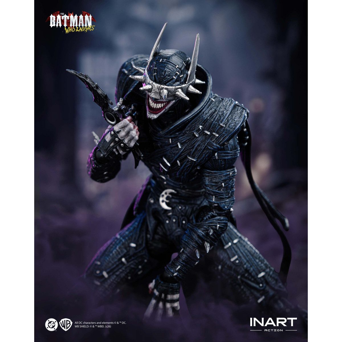 INART - El Batman que ríe - Noches oscuras: Figura de metal a escala 1/12