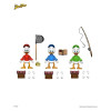 Neca DuckTales - Ultimate Huey, Dewey y Louie - Riri, Fifi y Loulou