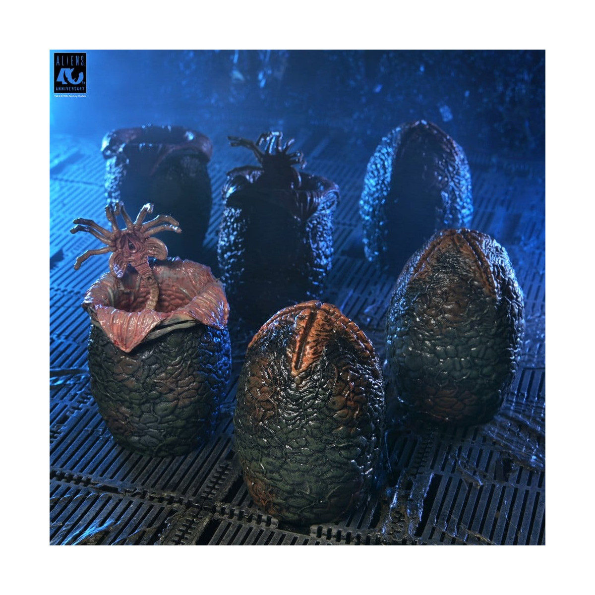 Neca Aliens - Caja de huevos alienígenas (40 aniversario) - Pack de 6 accesorios