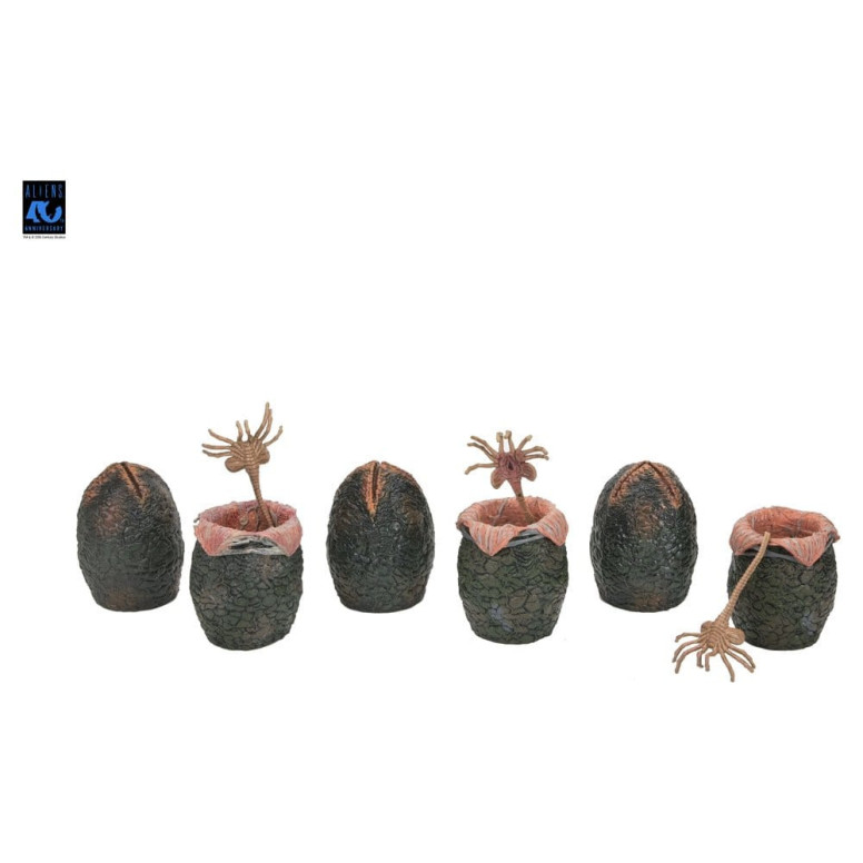Neca Aliens - Caja de huevos alienígenas (40 aniversario) - Pack de 6 accesorios