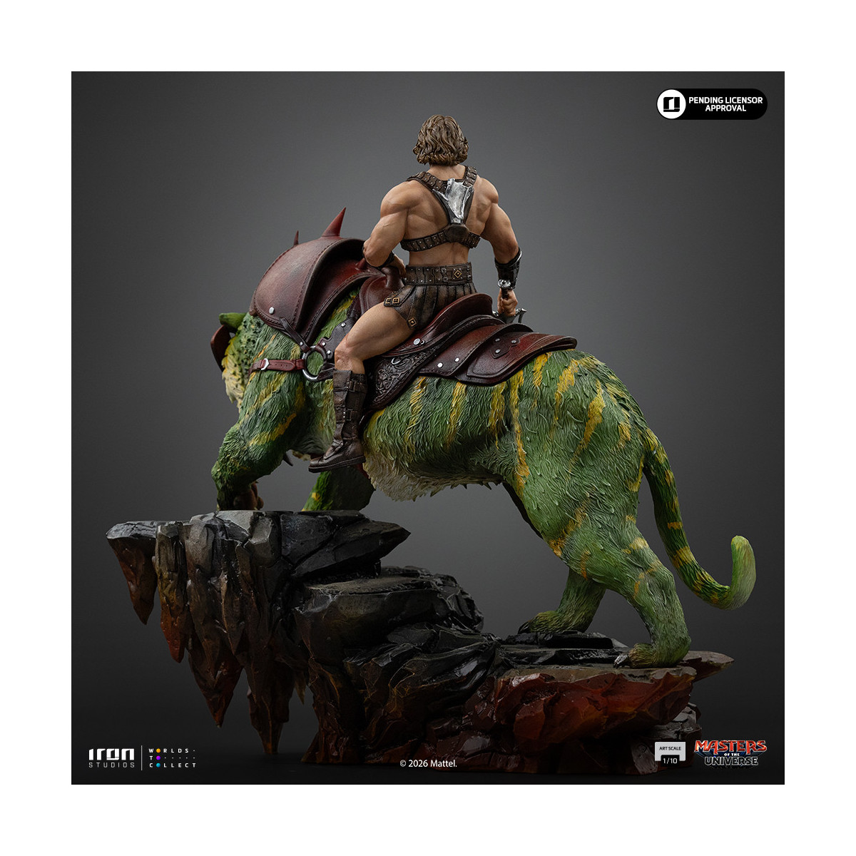 Iron Studios - He-Man and Battle Cat Movie Art Scale 1/10 - Masters of the Universe - Masters del Universo