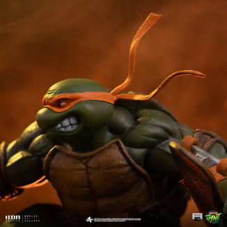 Iron Studios - TMNT - Michelangelo Unleashed Art Escala 1/10 - Teenage Mutant Ninja Turtles