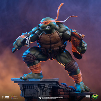 Iron Studios - TMNT - Michelangelo Unleashed Art Escala 1/10 - Teenage Mutant Ninja Turtles