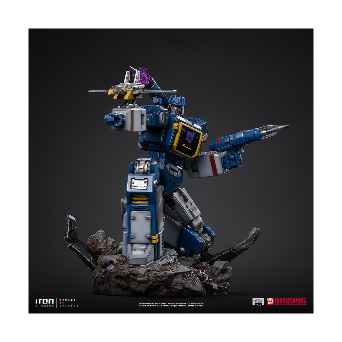 Iron Studios - Transformers - Soundwave Demi Art Escala 1/20