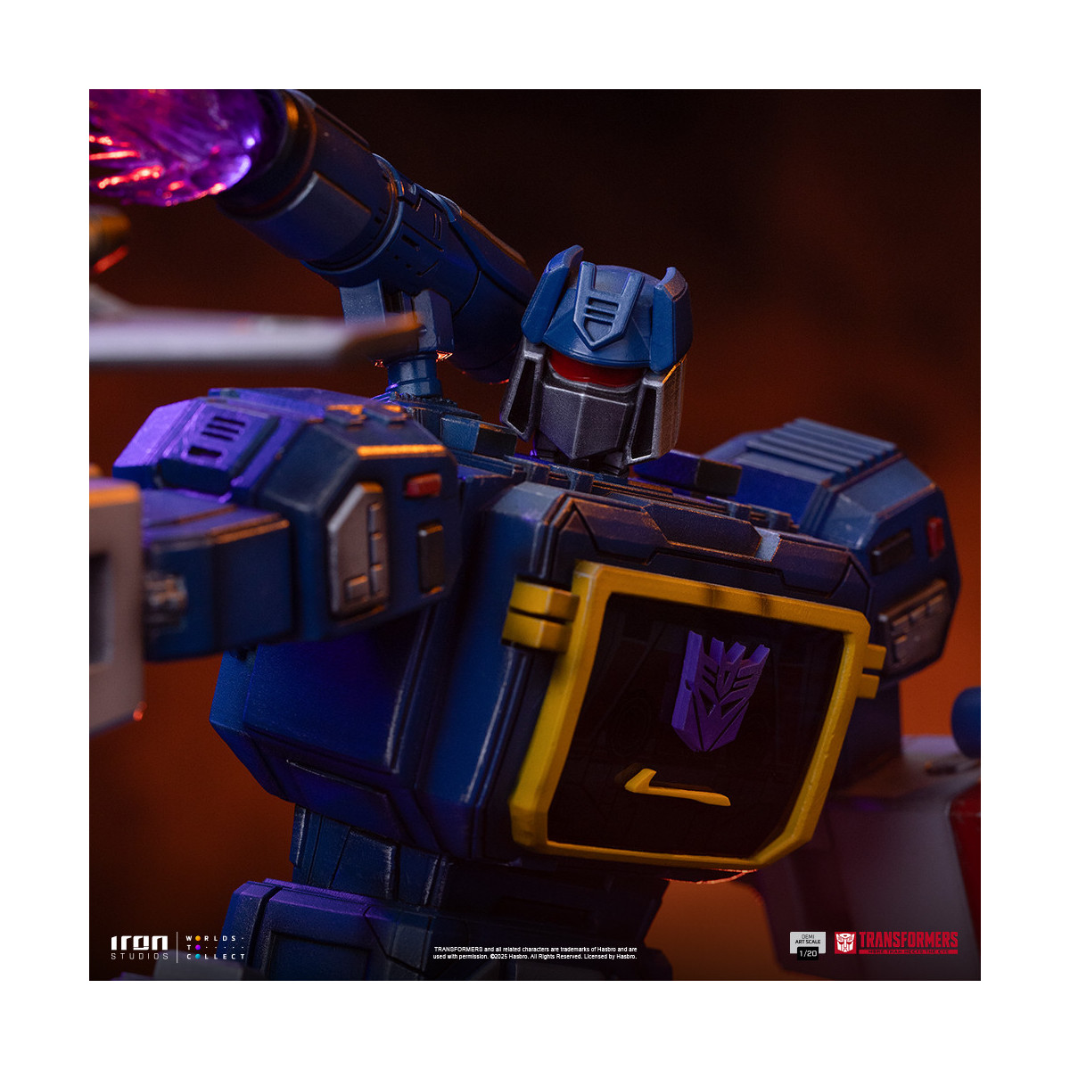 Iron Studios - Transformers - Soundwave Demi Art Escala 1/20