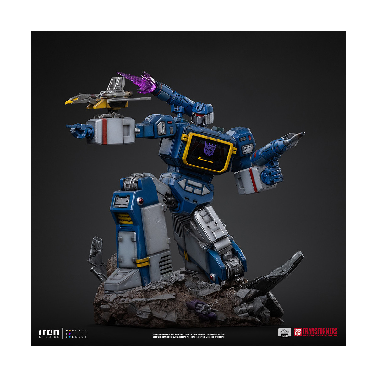 Iron Studios - Transformers - Soundwave Demi Art Escala 1/20