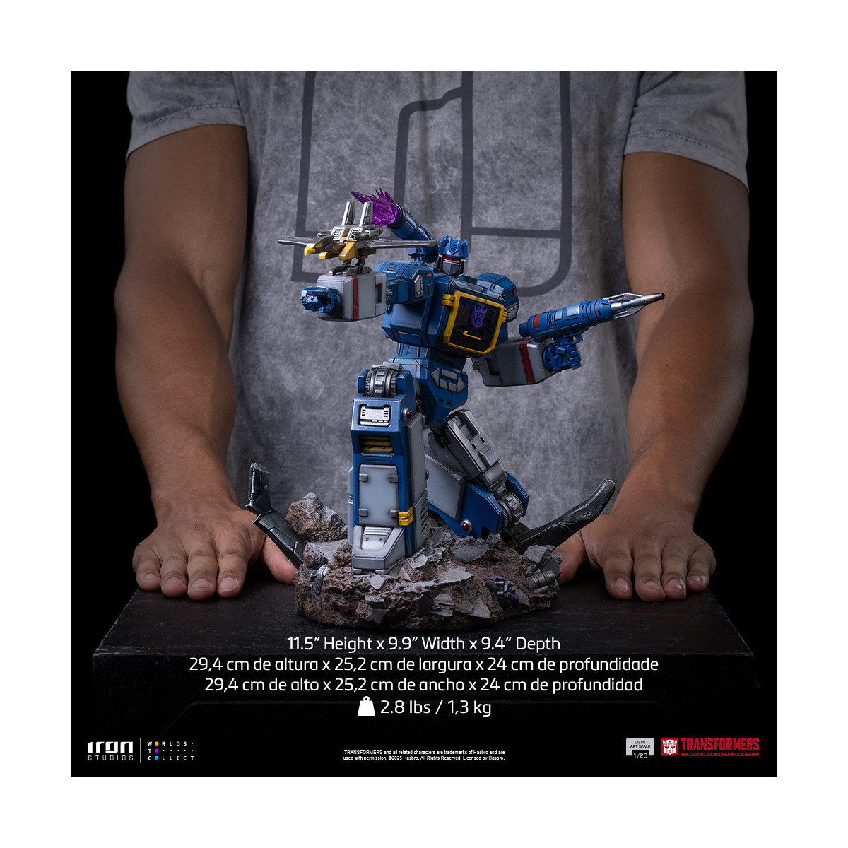 Iron Studios - Transformers - Soundwave Demi Art Escala 1/20