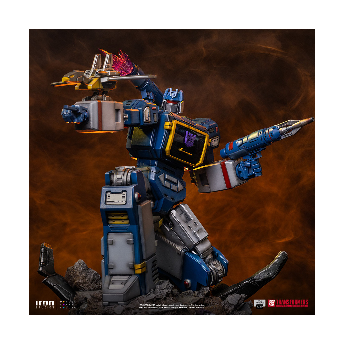 Iron Studios - Transformers - Soundwave Demi Art Escala 1/20