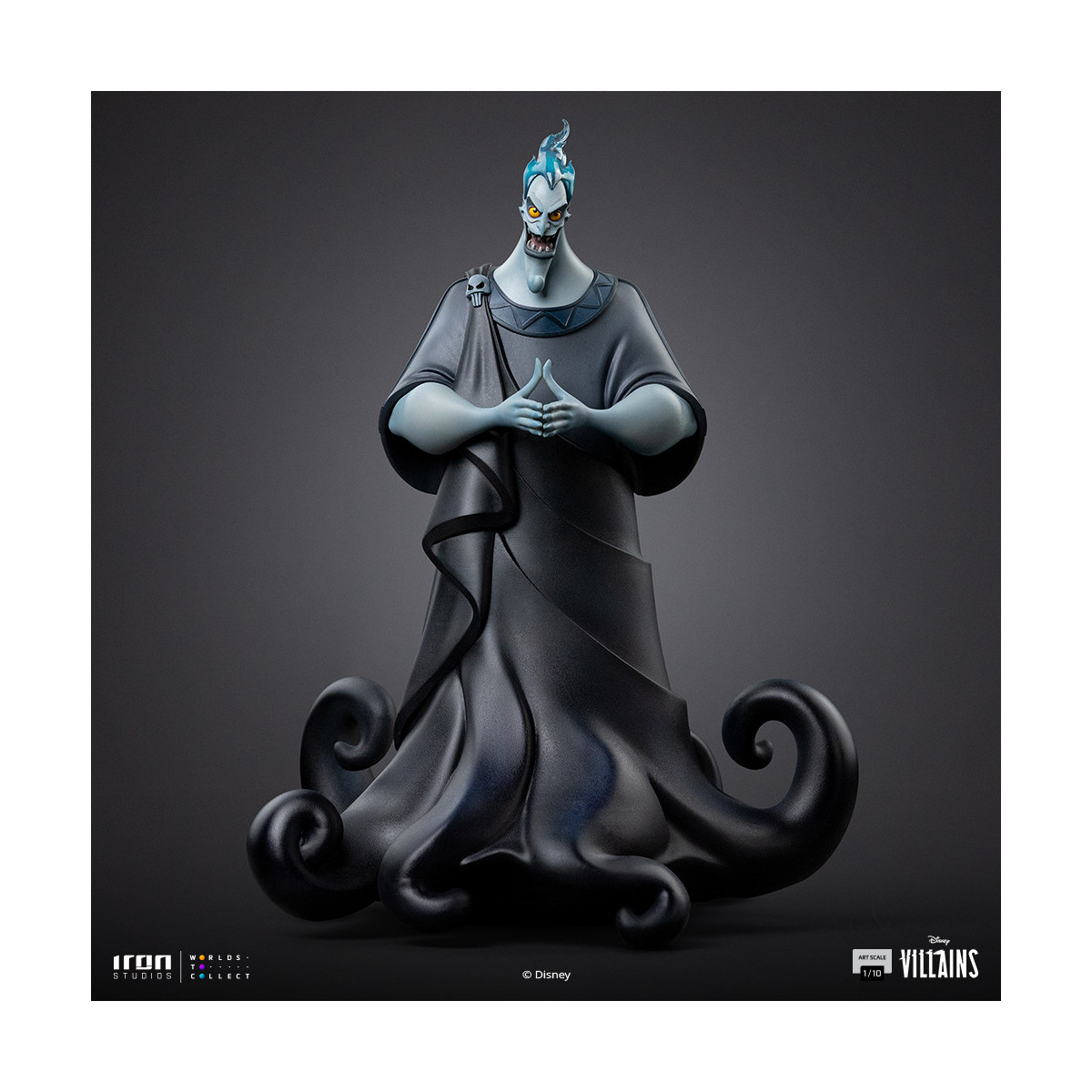 Iron Studios - Disney Villanos Hades Art Escala 1/10 - Hercules